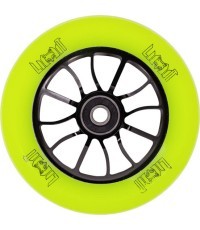 Колеса для самоката LMT S, 110 мм, с подшипниками ABEC 9 - Black / green