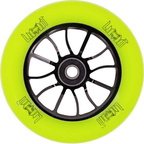 Scooter Wheels LMT S, 110mm, w/ ABEC, 9 Bearings - Black / Green