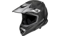 Motokrosa ķivere W-TEC Crosscomp - Carbon spīdīgs