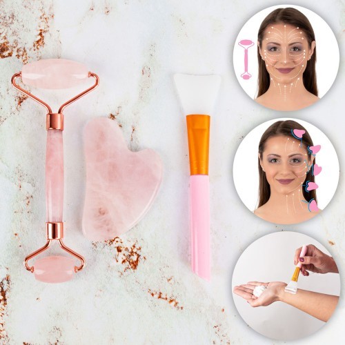 Sejas veltnīša un gua-šaha komplekts inSPORTline Rosado Pro