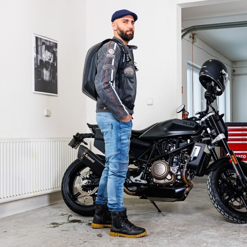 Cietas čaulas motocikla mugursoma W-TEC Shellter