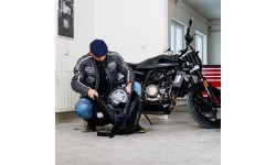 Cietas čaulas motocikla mugursoma W-TEC Shellter