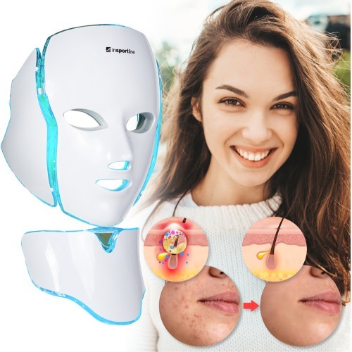 LED Light Therapy Face/Neck Mask inSPORTline Hilmana