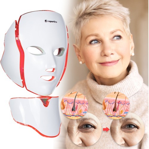 LED Light Therapy Face/Neck Mask inSPORTline Hilmana