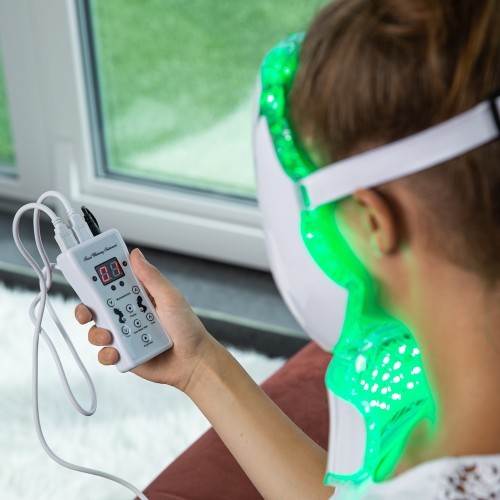LED gaismas terapijas sejas/kakla maska inSPORTline Hilmana