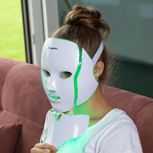 LED gaismas terapijas sejas/kakla maska inSPORTline Hilmana