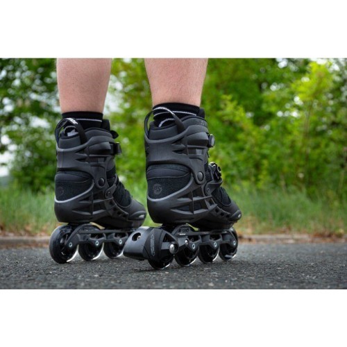 Роликовые коньки Powerslide Phuzion Argon Black 80 Trinity
