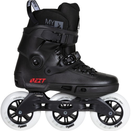 Skrituļslidas Powerslide Next Core Black 110 Trinity