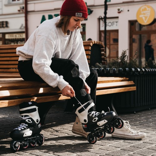 Skrituļslidas Powerslide Zoom Pro Black 80 Trinity