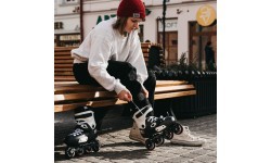 Skrituļslidas Powerslide Zoom Pro Black 80 Trinity
