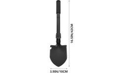 Small Folding Shovel w/ Compass inSPORTline Plegable