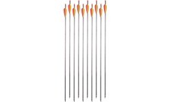Carbon Arrows w/ Screw-In Tips inSPORTline Carbison 30”, 10pcs, Red-Yellow