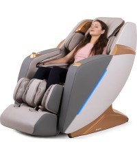 Masāžas krēsls inSPORTline Numana - White Grey