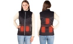 Sieviešu siltā veste inSPORTline WARMher - Black