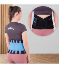 Neoprēna josta inSPORTline Waistrim - Blue