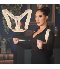 Stājas korekcijas ierīce inSPORTline Postfort - Beige