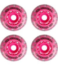 Skrituļslidu riteņi Worker TriGo Skate, 64 mm - Rozā