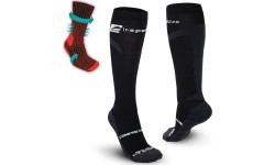 Компрессионные гольфы inSPORTline Compleano AG+ - Чёрный