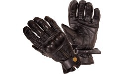 Summer Leather Motorcycle Gloves B-STAR Prelog - Black