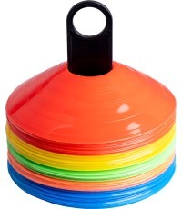 Treniņu konusi inSPORTline SpeedCone SC200, 50 gab.