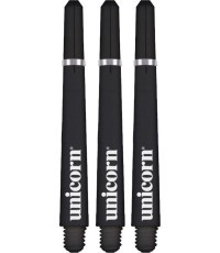 Шафты для дартса Unicorn Gripper 4 Black Medium - 3 упаковки