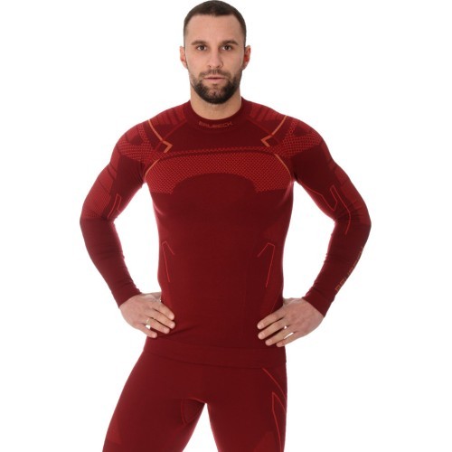 Brubeck Thermo Black men's long-sleeve shirt LS13040A