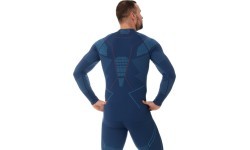 Brubeck Thermo Black men's long-sleeve shirt LS13040A