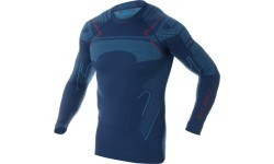 Brubeck Thermo Black men's long-sleeve shirt LS13040A