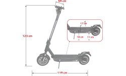 Е-скутер W-TEC Lambreto Max III 700 W 10"