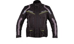 Touring Motorcycle Jacket W-TEC Smackton - Black / Green