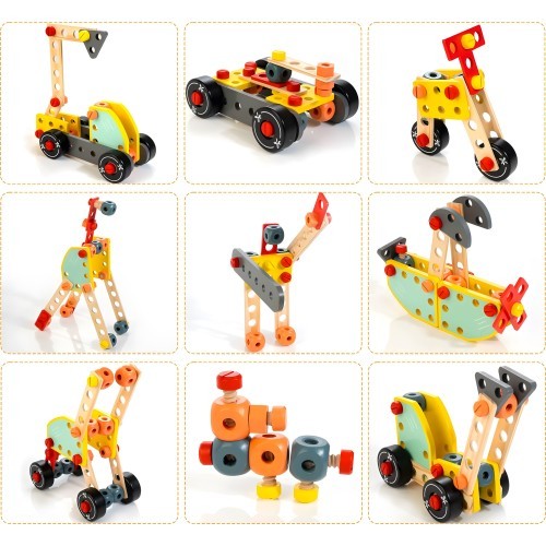 Koka bērnu darbgalds ar instrumentiem ECOTOYS