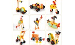 Wooden workshop for children tool table ECOTOYS