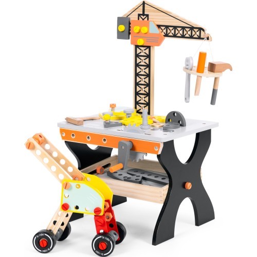 Koka bērnu darbgalds ar instrumentiem ECOTOYS