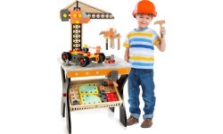 Koka bērnu darbgalds ar instrumentiem ECOTOYS