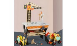 Деревянный детский верстак с инструментами ECOTOYS