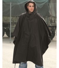 Wet Weather Poncho MIL-TEC Ripstop - Black