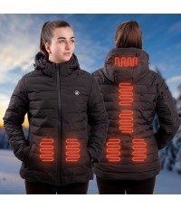 Женская утепленная куртка W-TEC HEATborg Lady - Black