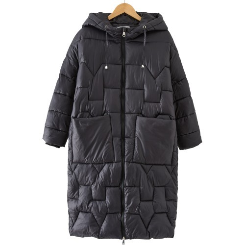 Glo Story Women's Long Jacket Black WMA 5197-2