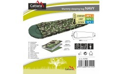 Спальный мешок Cattara Navy +10°C