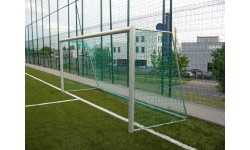 Samazināti futbola vārti (alumīnija, iebetonējami) 5x2m