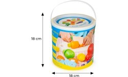 Wooden vegetables and fruits for cutting 13 pieces