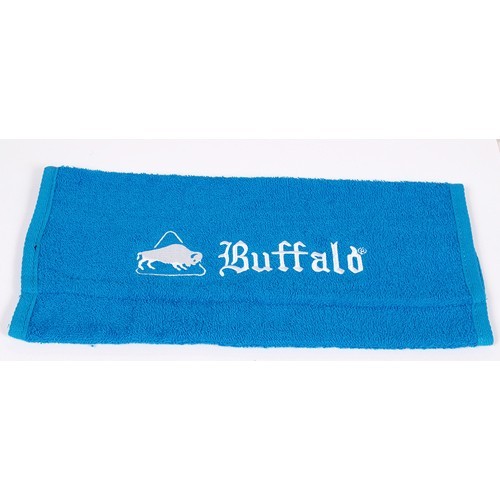 Бильярдное полотенце Buffalo синее с чехлом 33x16 см