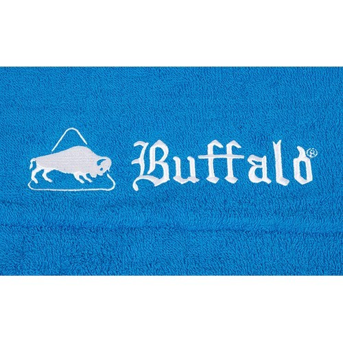 Бильярдное полотенце Buffalo синее с чехлом 33x16 см