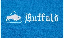Buffalo biljarda uzgaļu slīpēšanas dvielis zils ar apvalku 33x16 cm