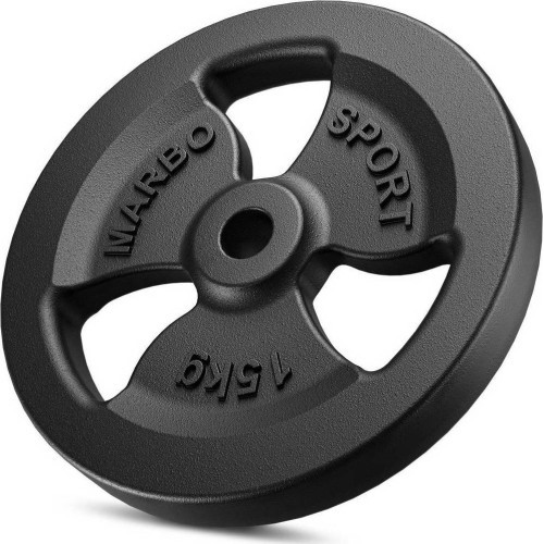 Čuguna svara disks Marbo MW-O15-kier 15 kg