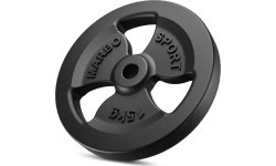 Čuguna svara disks Marbo MW-O15-kier 15 kg