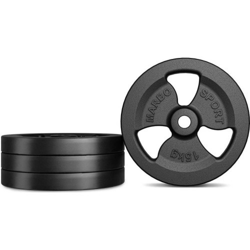 Čuguna svara disks Marbo MW-O15-kier 15 kg