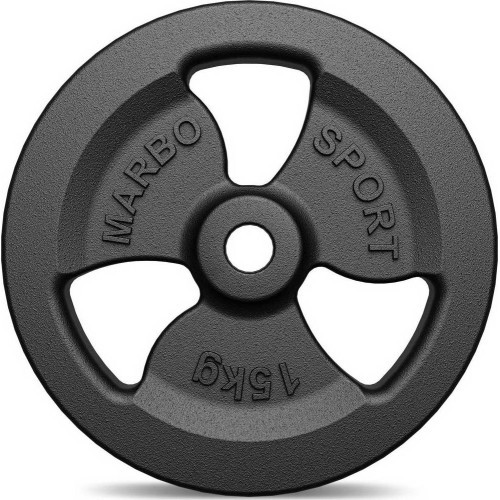 Чугунный весовой диск Marbo MW-O15-kier 15 кг