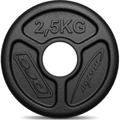 Olimpiskais čuguna svara disks Marbo MW-O2I5-OLI, 2,5 kg, 51 mm