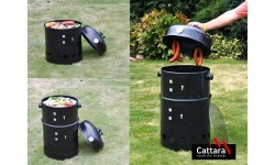 Kokogļu grils-smēķētājs 3in1 Cattara Pisa 40 cm